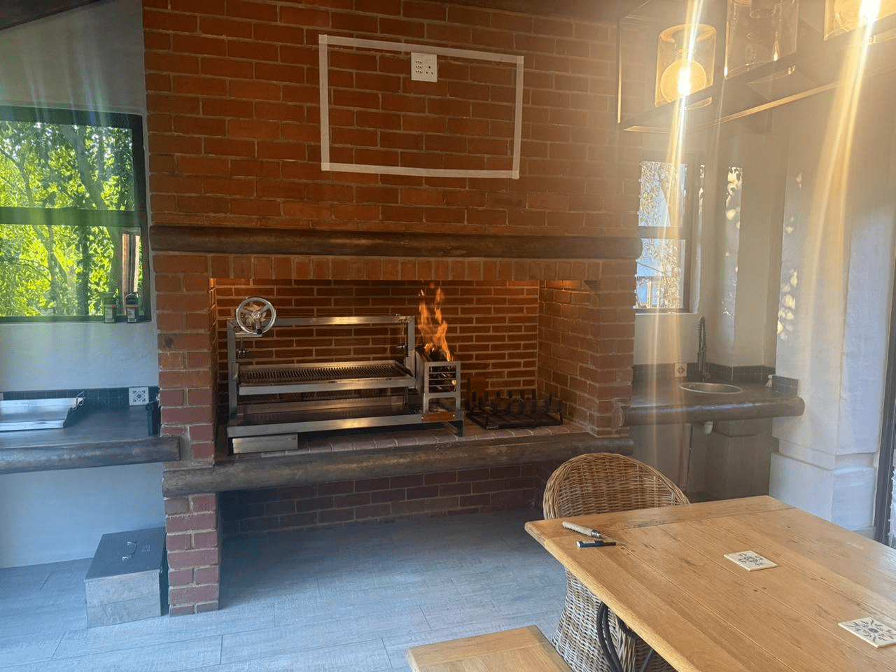 Stainless Parilla grill